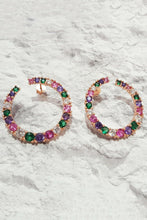 Load image into Gallery viewer, Rainbow Spiral Earrings
