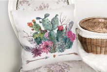 Load image into Gallery viewer, Cactus Flower Cushion Cover - 43X43cm Home Sofa Bedding Decor