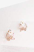Load image into Gallery viewer, Rose Gold Blossoming Earrings