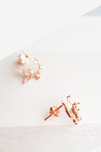 Load image into Gallery viewer, Rose Gold Blossoming Earrings