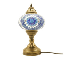 Load image into Gallery viewer, Mosaic Table Lamp (Blue)