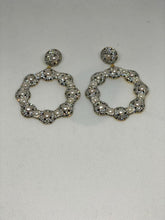 Load image into Gallery viewer, The Silver Daisy Earrings With Swarovski Stones