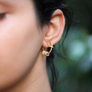 Rose Gold Plating Hoop Earrings
