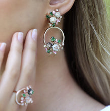 Load image into Gallery viewer, Rose Gold Blossoming Earrings | Italian Design