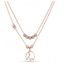Load image into Gallery viewer, Set Of Two Necklaces With Elephant Pennant