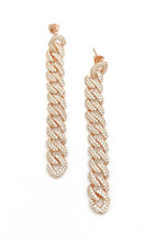 Load image into Gallery viewer, Rose Gold Plating Statement Earrings