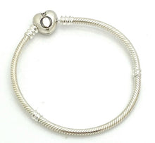 Load image into Gallery viewer, Heart Clasp, Moment Silver Bracelet