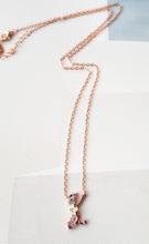 Load image into Gallery viewer, Rose Gold Initial Necklace