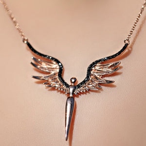 Rose Angel Necklace