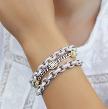 Load image into Gallery viewer, Baguette Statement Bracelet
