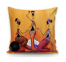 Load image into Gallery viewer, Ethnic African Cushion Cover - 17&quot; (43cm) Pillow Cushion Cover