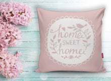 Load image into Gallery viewer, Home Sweet Home Pink Cushion Covers Set - 18&quot; (45cm) Pillow Cushion Covers