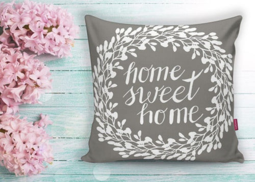 Home Sweet Home Grey Cushion Covers Set - 18