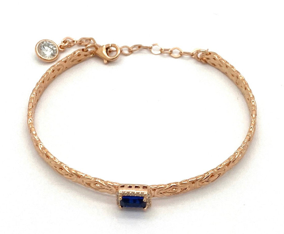 Dark Blue Opal Bracelet
