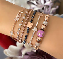 Load image into Gallery viewer, Pink Charm Bracelet