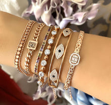Load image into Gallery viewer, Evil Eye Bangle
