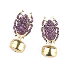 Load image into Gallery viewer, Mini Pink Insect Earrings