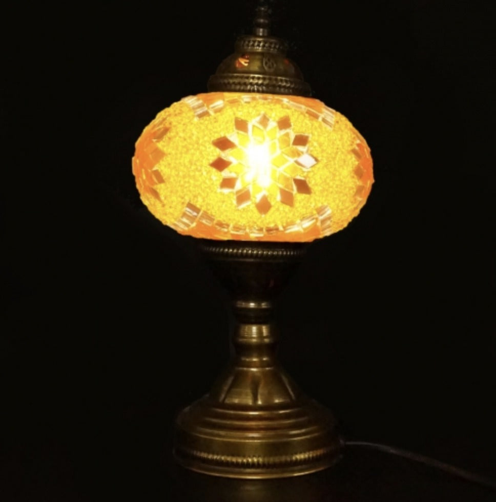 Mosaic Table Lamp - Orange