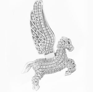 Pegasus Earrings - Silver