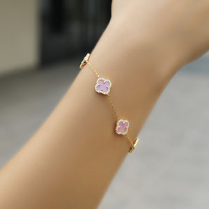 Gold Plated Bracelets With Charms