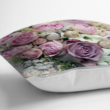 Load image into Gallery viewer, Pink roses Cushion - 18&quot; (45cm) Pillow Cushion Cover