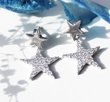 Load image into Gallery viewer, Sterling Silver Star Stud Earrings